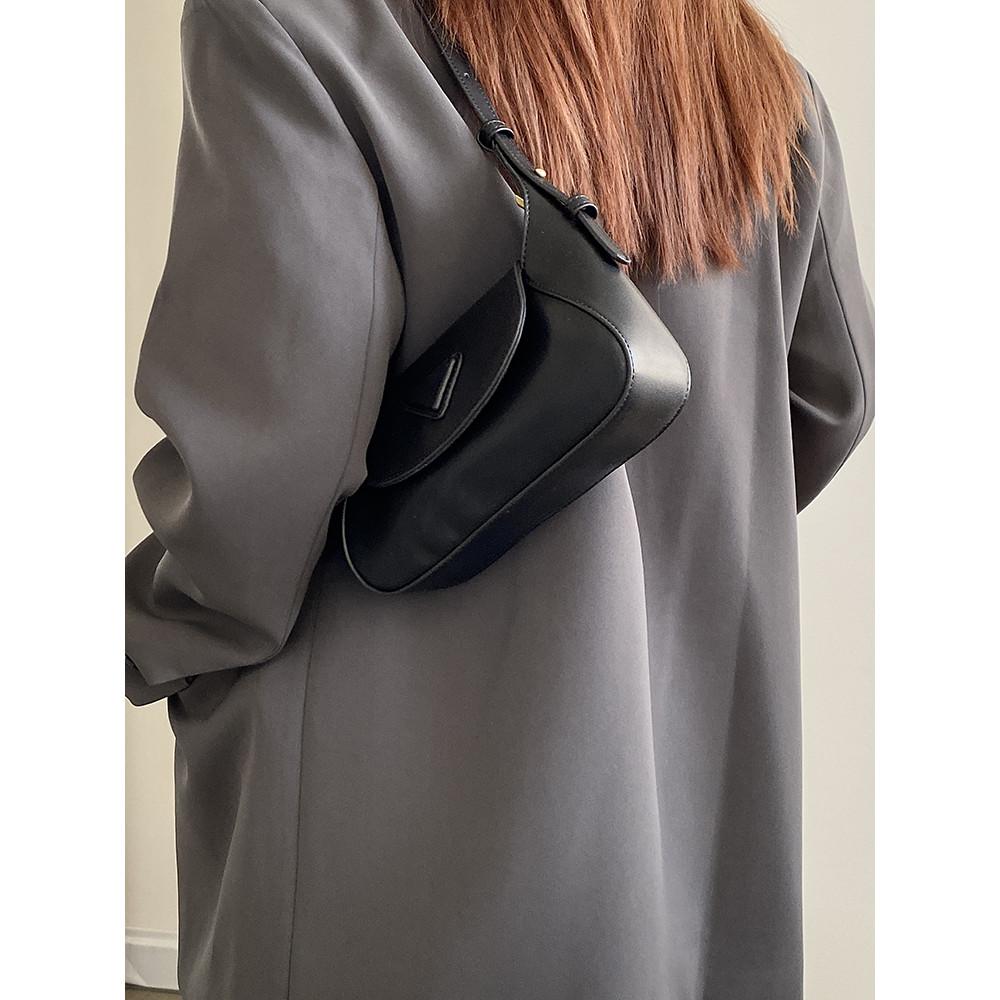 IELGY Autumn Winter Retro Dumpling Bag Shoulder Crossbody Underarm Bag