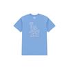New MLB T Shirt Unisex Light Cobalt Blue 3ATSM0233-07CBL