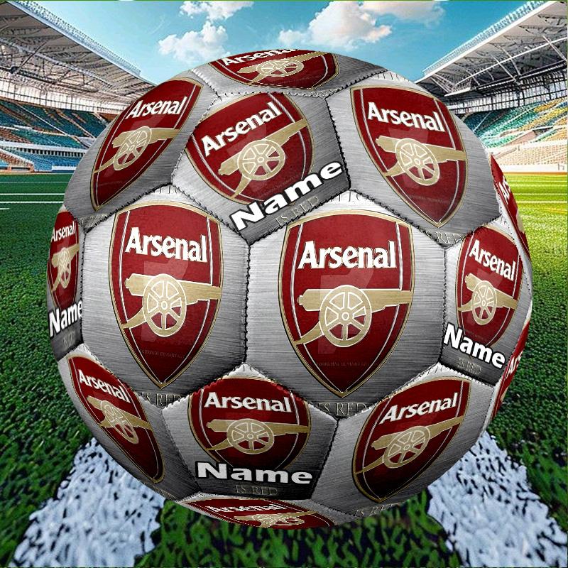 Custom Name Personalized Football Team F.C-A Print Size 5 Soccer Ball Training & Match Football, for Team, Kicking, Gift for Football Enthusiasts