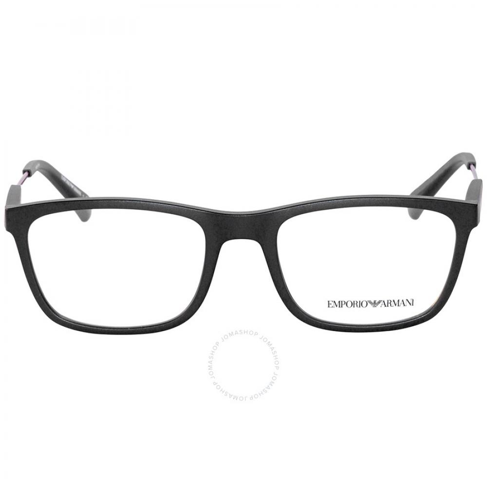 

Emporio Armani Clear Demo Rectangular Men s Eyeglasses EA3165 5870 53