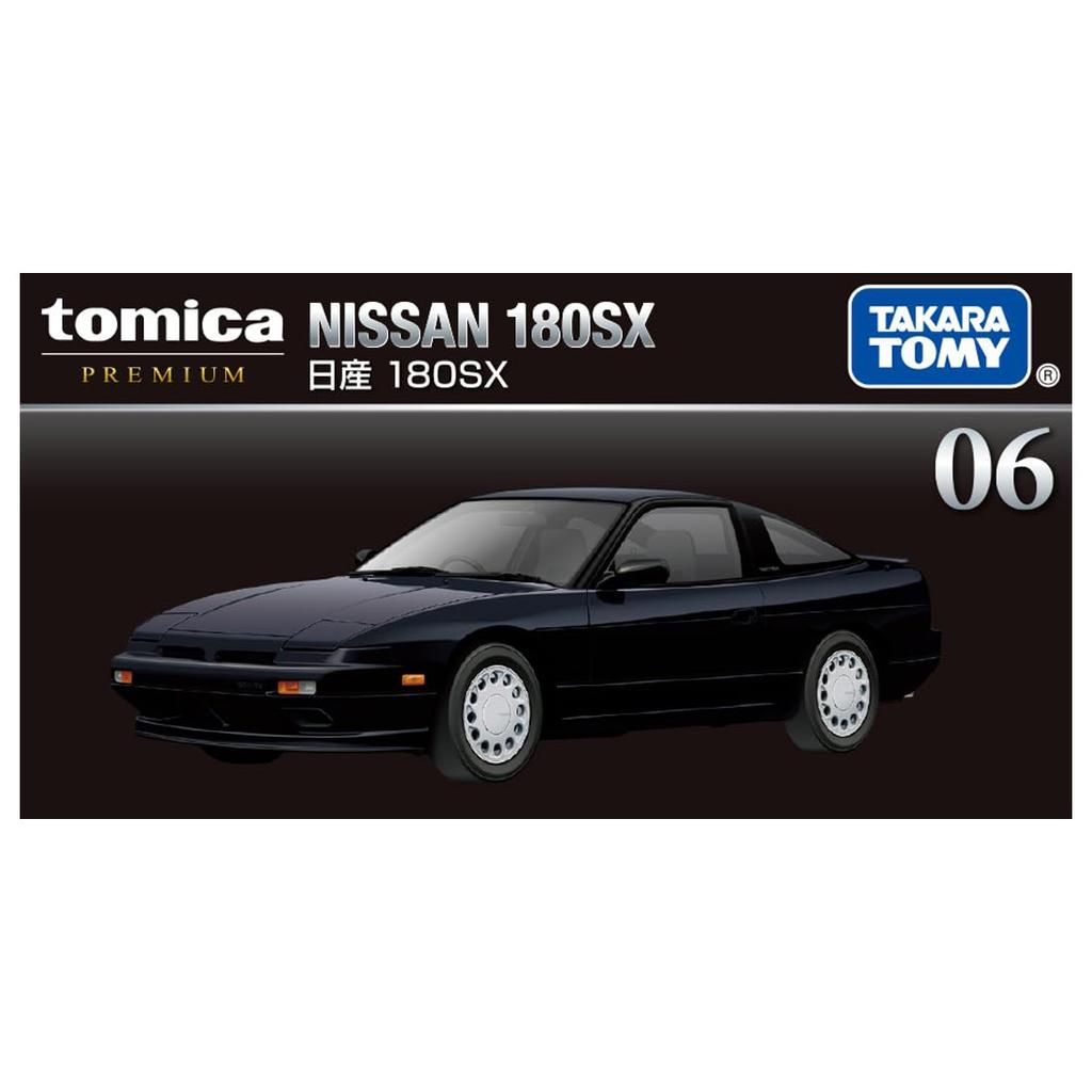 TAKARA TOMY Tomica Premium 06 Nissan 180SX Miniature Car Toy for Ages 6 and Up