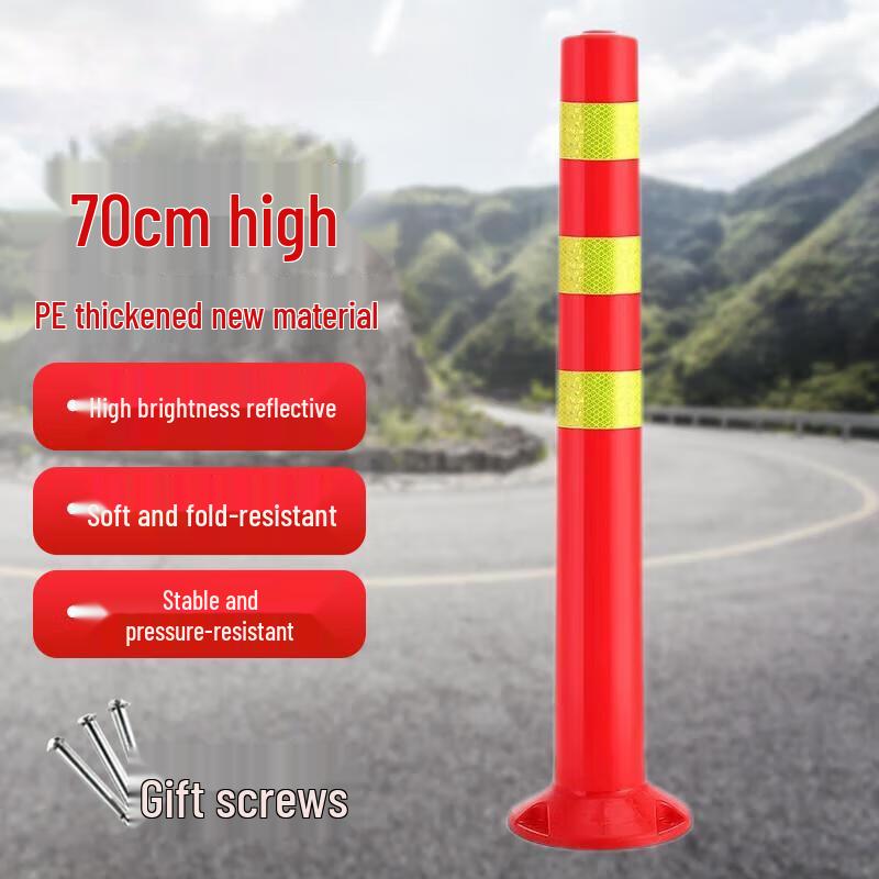 Reflective Traffic Safety Warning Post