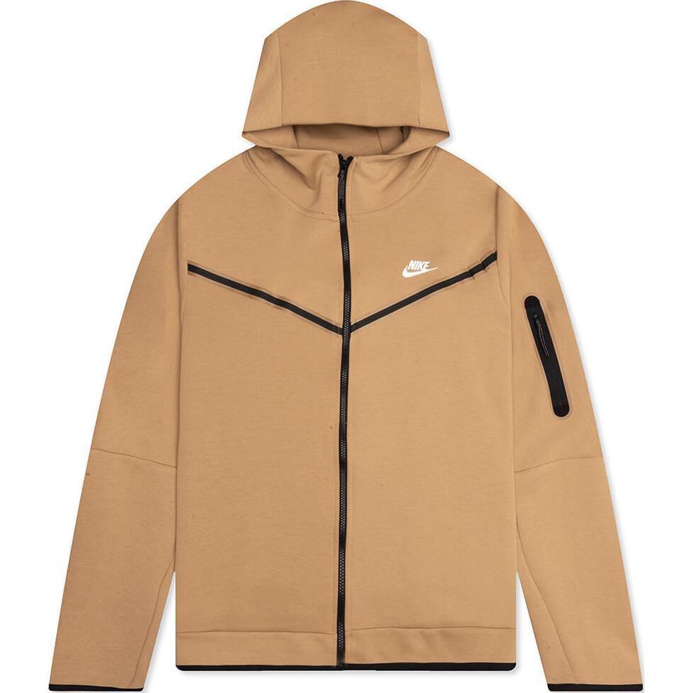 Nike Sportswear Tech Fleece Full-Zip Hoodie Elemental Gold Sail Men s CU4489-722 XXXL