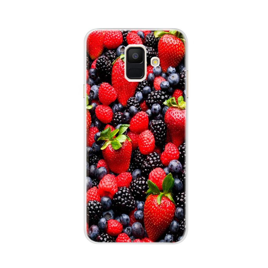 Case For Samsung Galaxy A6 2018 Transparent Cartoon Soft TPU Silicone Phone Cases Back Cover For Samsung Galaxy A6 A 6 Plus 2018