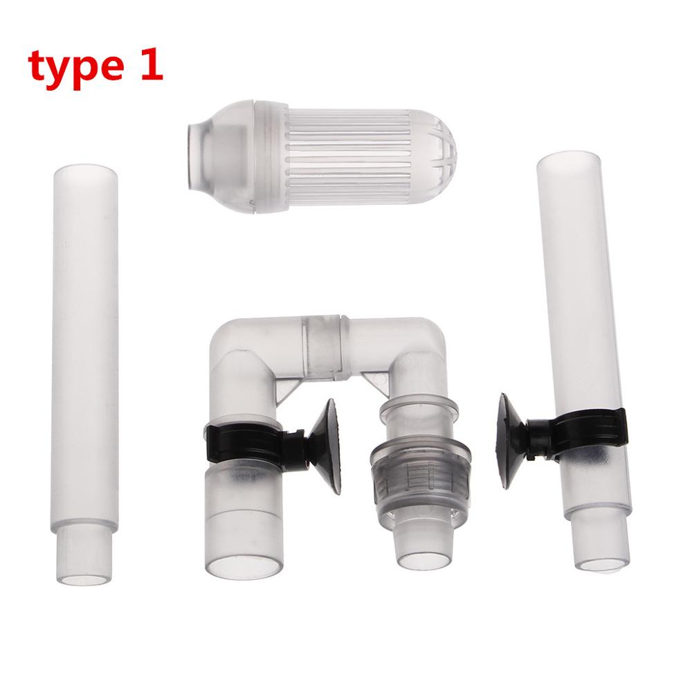 HW-602B/HW-603B Water Inflow Outflow Tube Pipe Fish Tank Aquarium Filter External Parts Inlet Outlet Accessories Set