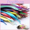 Soft And Smooth Polyester Ribbon Shoelace For Boots Lacework Candy Color Satin