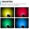 Barn Door & Honeycomb Grid &4 Color Gel Filters for 7Inch Standard Reflectors Studio Hing Accessories Kit
