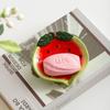 Cute Soap Storage Box Strawberry Soap Tray Decorative Desktop Ornament Ceramic Soap Box  Girls Gift