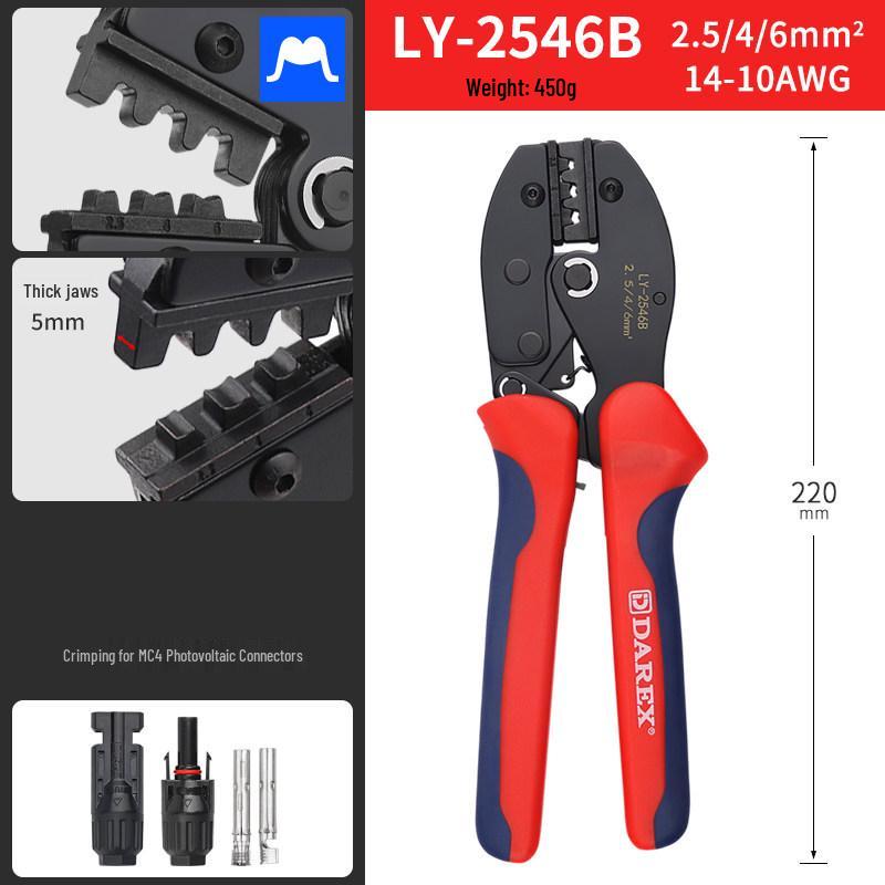 DAREX Solar MC4 Terminal Crimping and Stripping Pliers