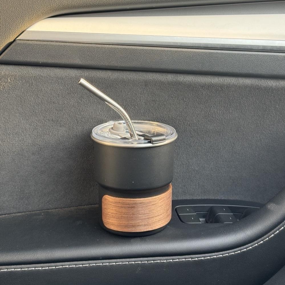Coffee Cup 304 Stainless Steel Cup Car Straw Cup