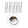 10Pcs Candle Wick Holders, Metal 11cm Wick Stabiliser, Wick Clips, Candle Wick Centering Devices for Candle Making Supplies