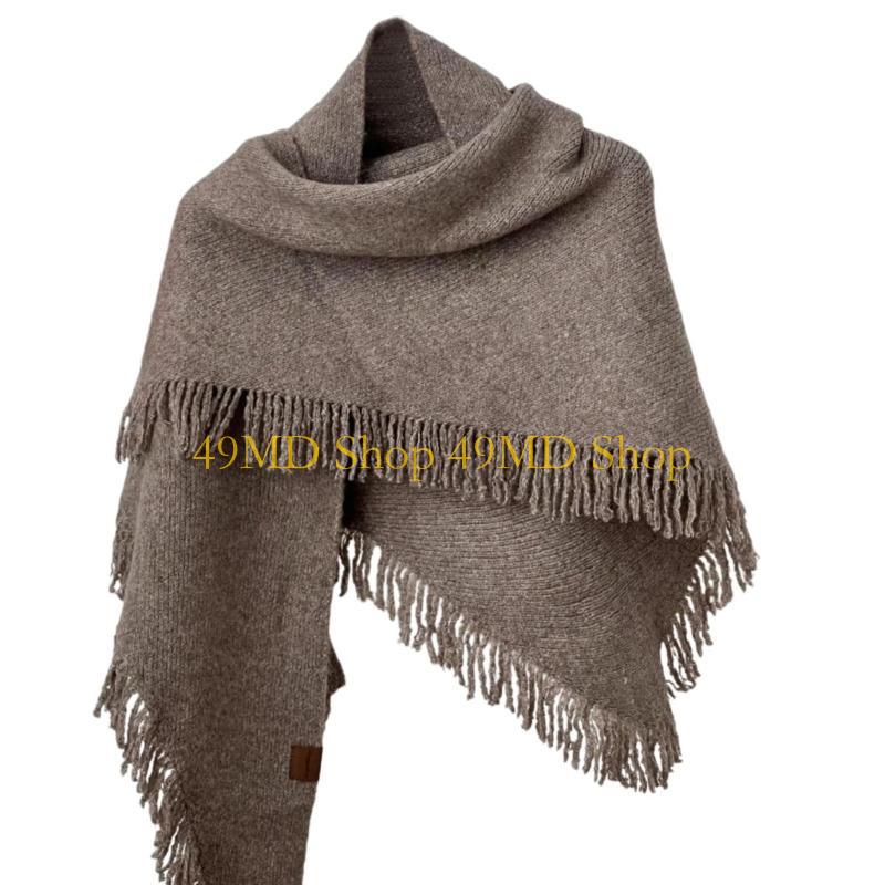 49MD Simple Styles Neckerchief Office Wear Scarf Travel Friendly Outdoor Scarf for Outdoor Adventures and Daily Use