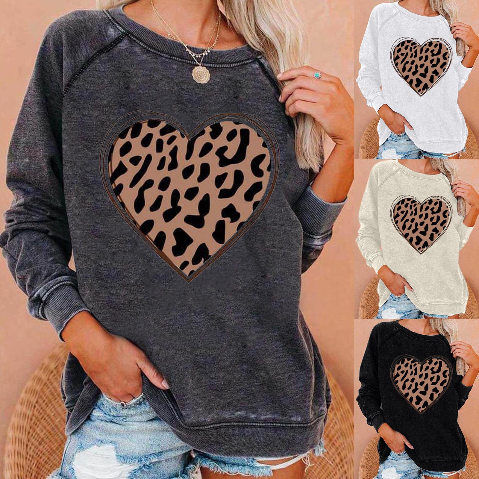 

Женские повседневные свободные свободные топы с круглым вырезом и длинными рукавами, рубашки