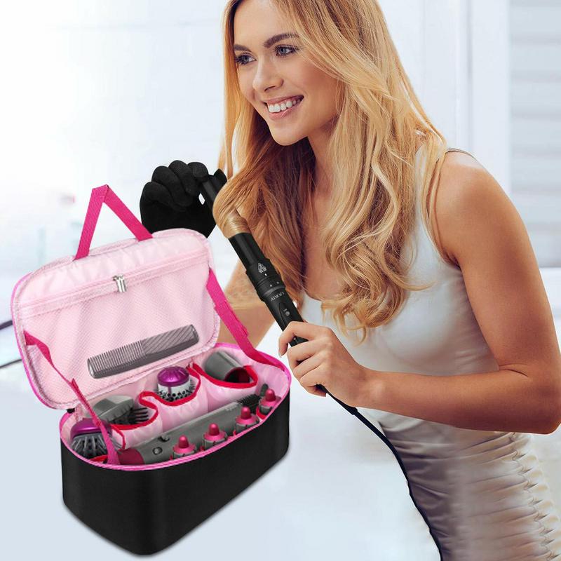 Curling Iron Storage Carrying Case Waterproof Hair Dryer Storage Case Storage Bag Portable Travel Case Storage