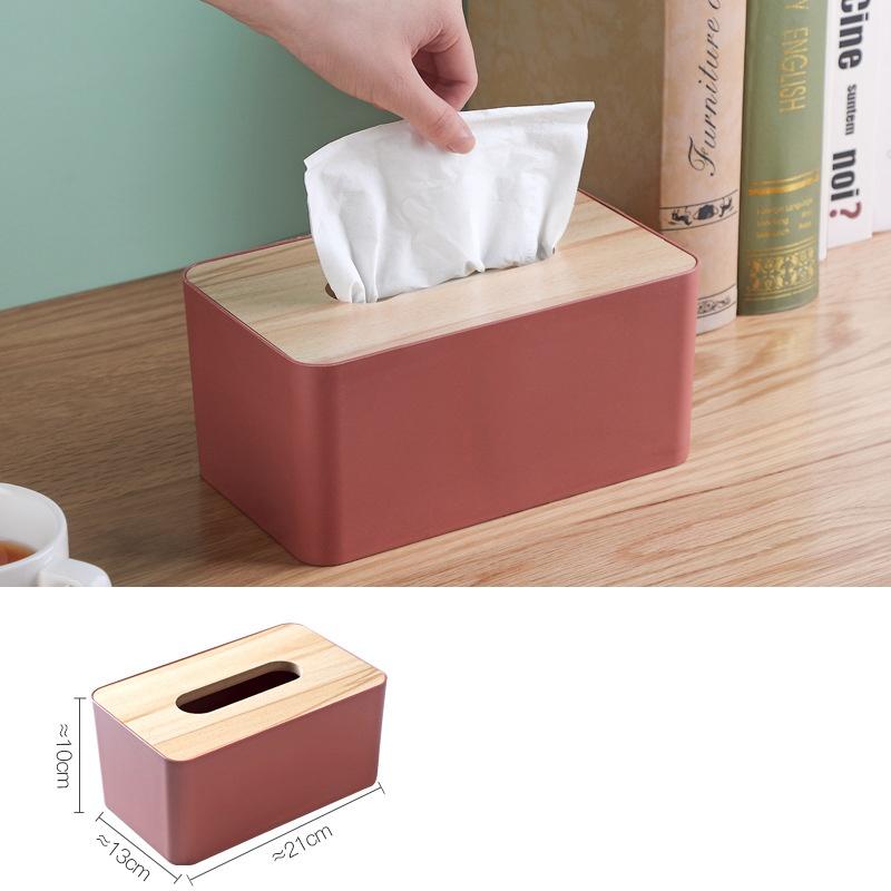 Desktop Tissue Box Pumping Paper Storage Box Home Living Room Dining Room Coffee Table Nordic Simple Multifunctional Creative Pumping Box