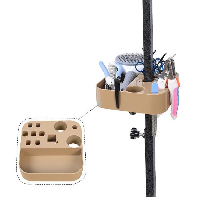Portable Pet Grooming Tool, Dog Grooming Arm Accessories, Hairdressing Scissors Clips Brushes Organizer for Pet Shop