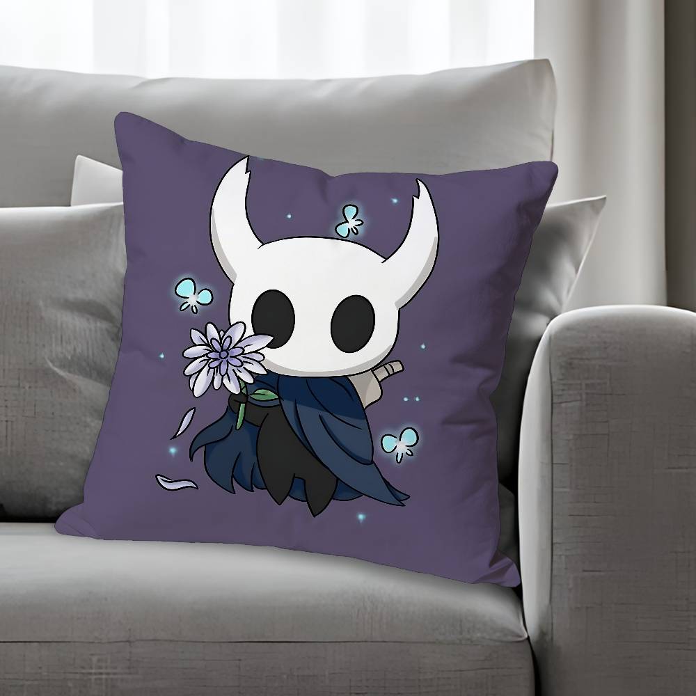 

Game HHollow KKnight Pillow Cases for Bedroom Living Room Sofa Home Decor Polyester Cushion Cover with Zipper 30x30 cm