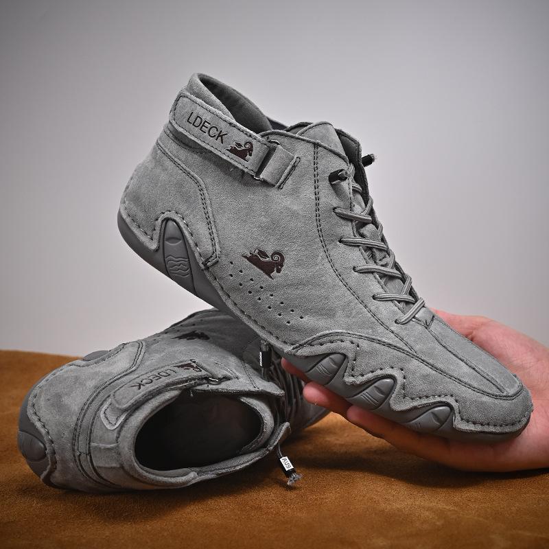 Men Sneakers 2024 New In Casual Shoes Male High Top Sneakers Winter Warm Designer Fashion Loafers Lace Up Shoes Men Ankle Boots