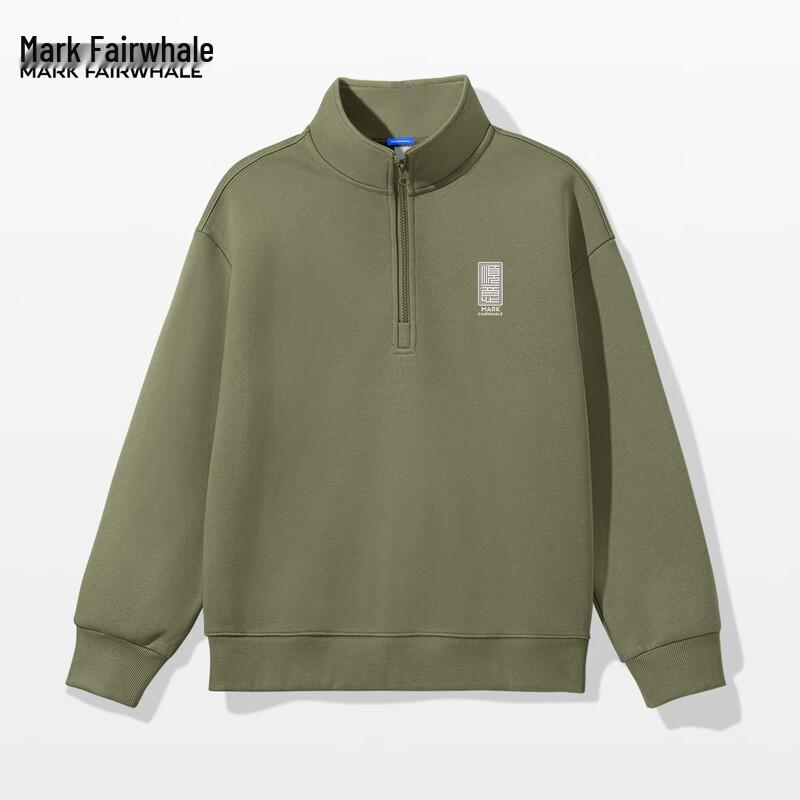 

Fairwhale Men s Stand-Collar Loose Sweatshirt XL