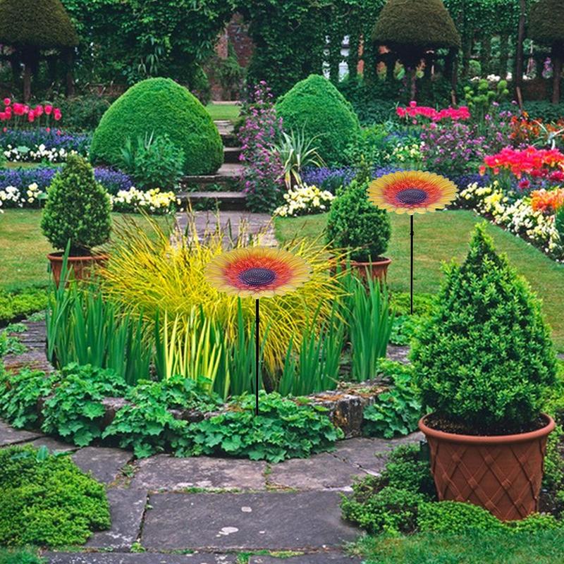 Bird Feeders For Outside Flower Bird Feeder Garden Bath Tray Waterer Metal Flower Birdbaths For Yard Lawn Decor Outside House