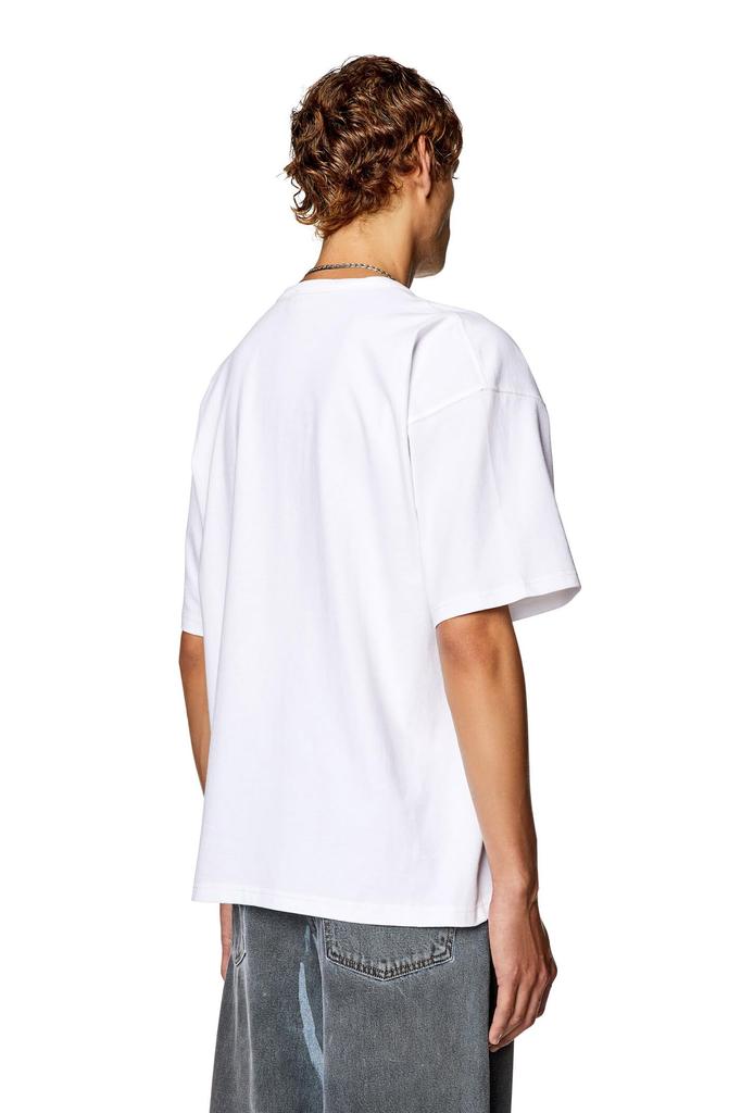 Diesel Men's T-BOXT-BACK T-Shirt A121180NFAE, 2XL, White, Size 100
