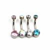 Titanium Alloy G23 Belly Button Ring - European & American Style Navel Piercing Jewelry