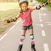 Shihanee 6 Pairs White Knee High Socks Striped Tube Socks Roller Skate Skating Soccer Athletic Sports Long Stockings Leg Warmer Gifts for 7-12 Year
