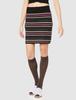 Separate Setup Border Knit Dress SWNO231231 BLK F [Sneider] Women's