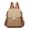 Schoolbag Retro Backpack Women's 1011 New Casual Multi-functional Travel Small Backpack Commuter Backpack