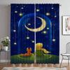 Le Petit Prince Curtains for Bedroom Elegant Room Curtains 2 Pieces Blackout Curtain Halloween Decoration Shades Partition Child