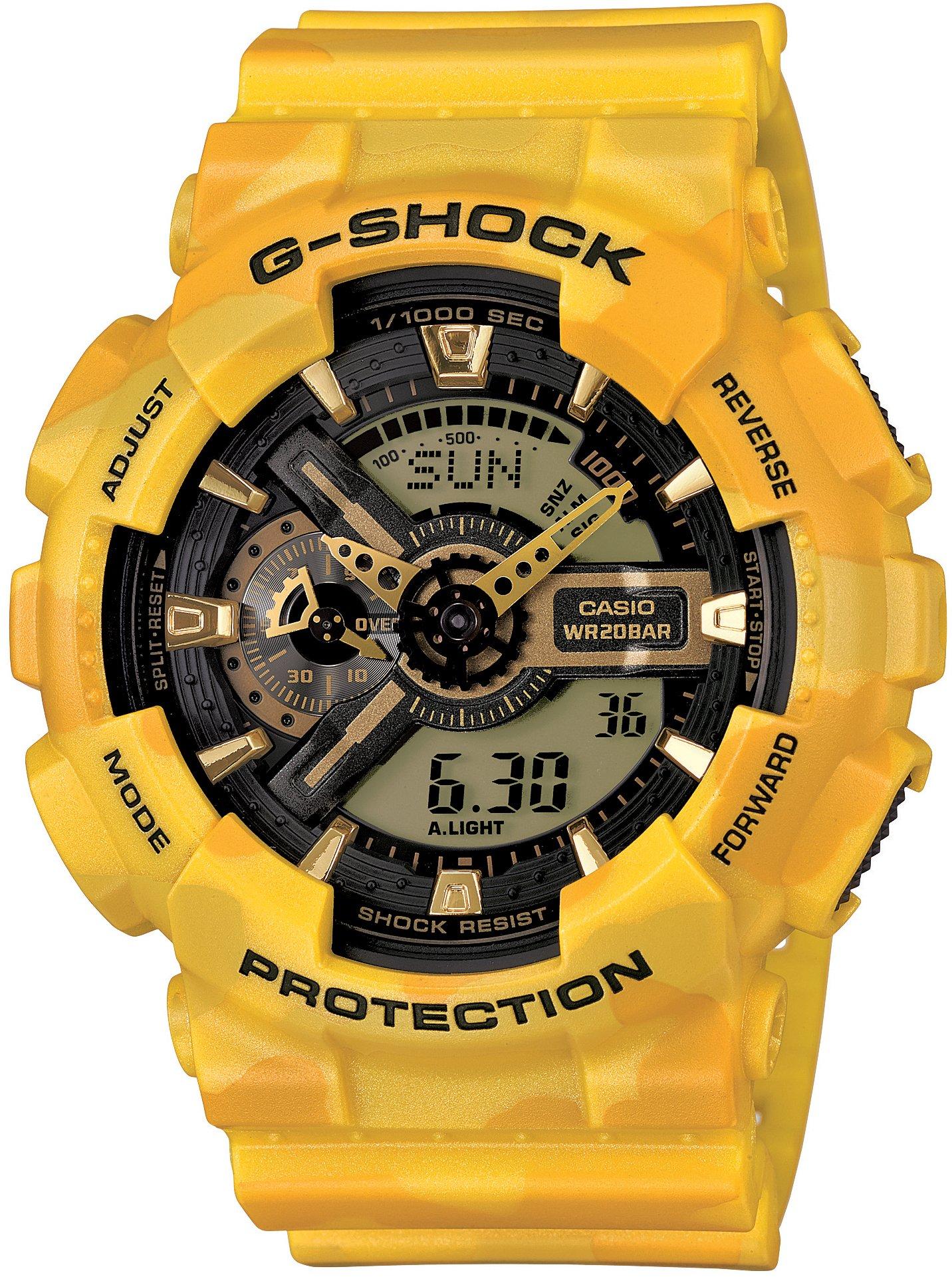 

Casio Camouflage Series Watch Yellow G-Shock GA-110CM-9AJF