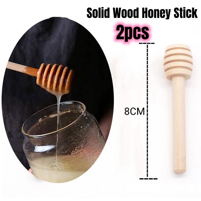 

2023 New 1Pcs Honey Spoon Glass Honey Dipper Stick Syrup Dispenser Spoon Jar Stick Kitchen Accessories Server Honey For Honey