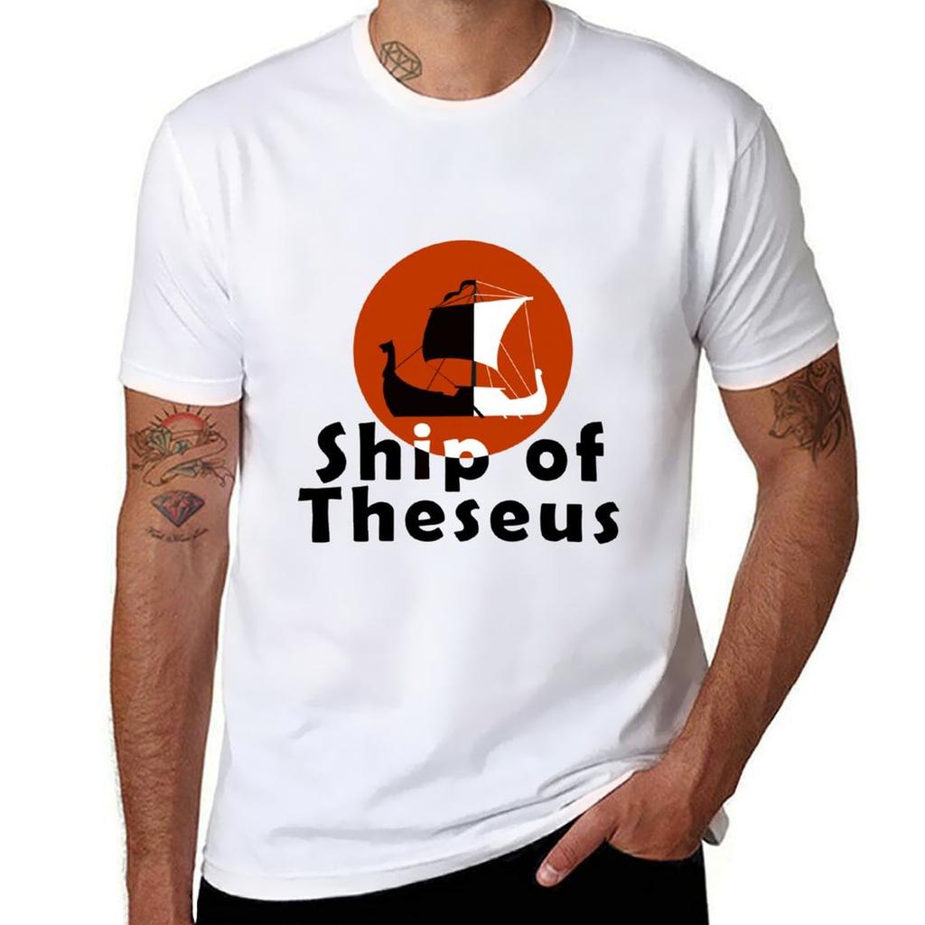 Ship Of Theseus T-shirt Man T Shirts For Men Essential T Shirt Printed T Shirts For Man T-shirt