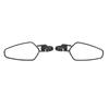 Motorcycle Rear View Mirror 22mm Handlebar Mirror 360 Degree Rotation Universal for GROM MSX125 CB500F