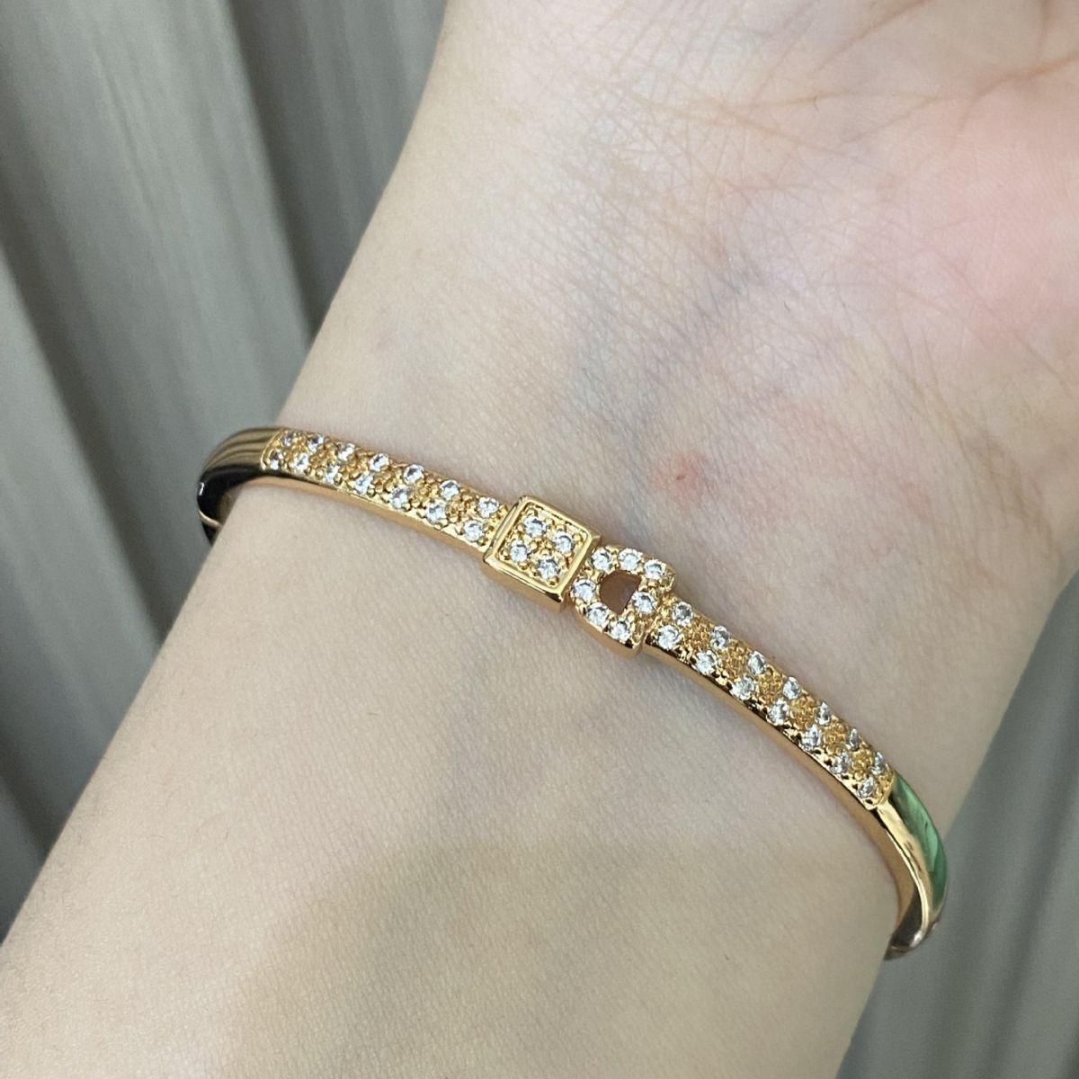 Хит продаж микро-инкрустированный двухрядный бриллиантовый браслет-звезда в цыганском стиле простой новый браслет на руку