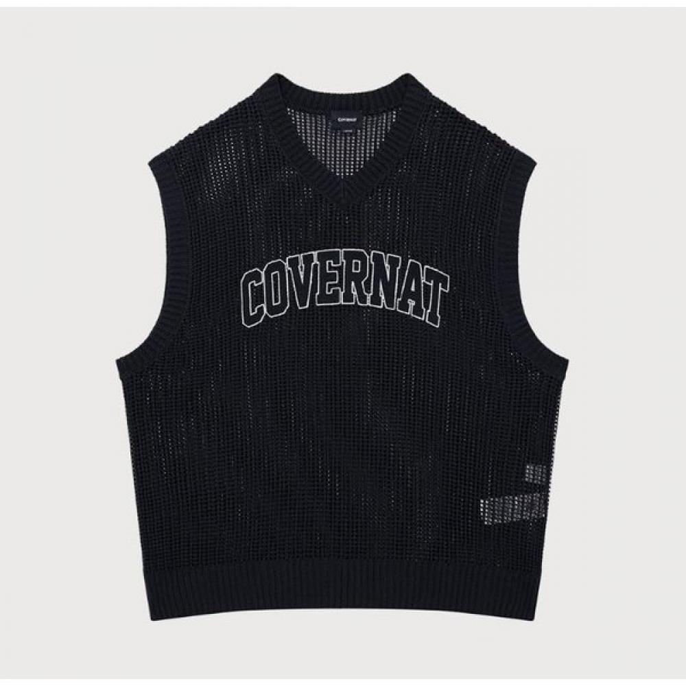 

Майка сетчатой вязки с логотипом Covernot Arch Dn CO2502KT47 DN S