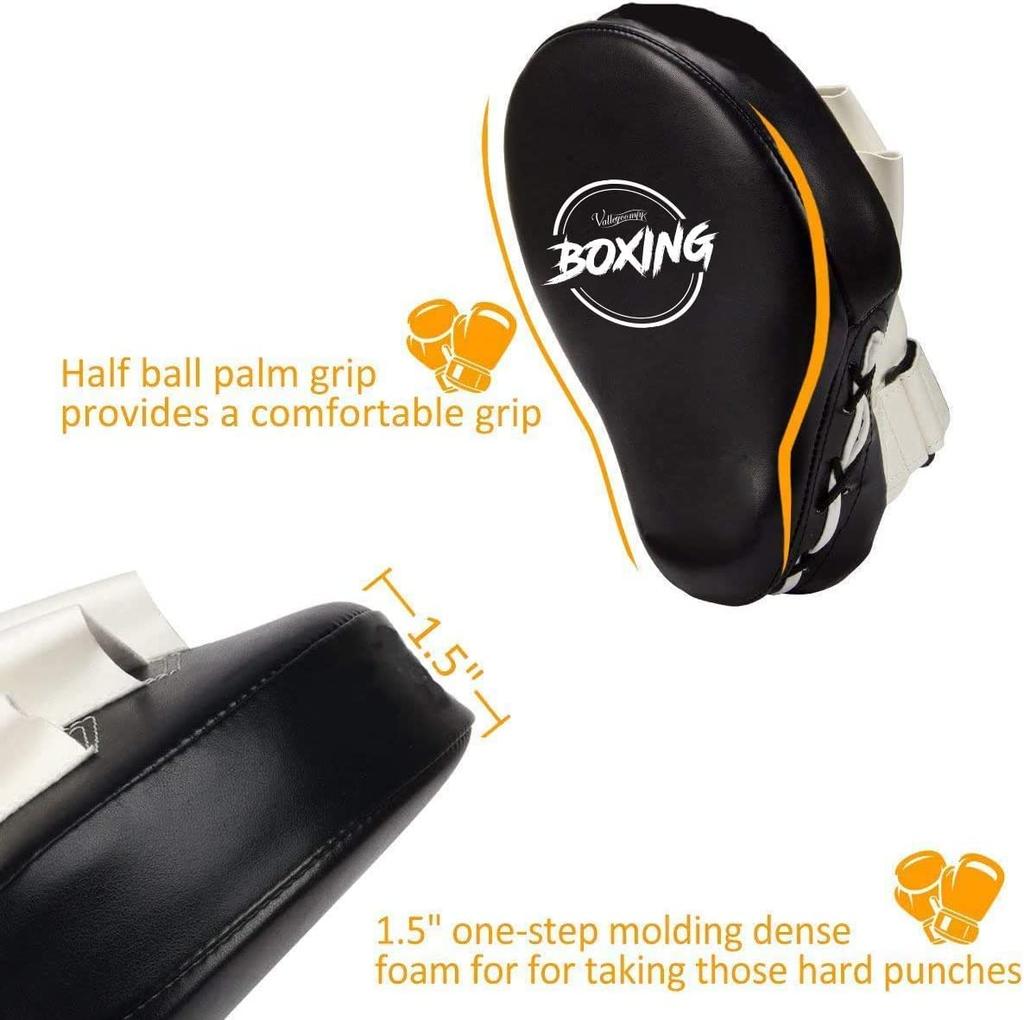 Valleycomfy Boxing Punching Set of for Martial and Practice Mitts, 2, Training, Arts, Karate,