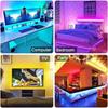 5050 RGB Led Strip Lights 5M Smart Application Fjärrkontroll Led Strip Färgbyte för rummet Hem Dekorativ Party Festival