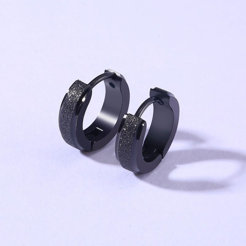 Hoop Earrings for Men Small Earings Stainless Steel Punk Hip Hop Male Women Jewelry