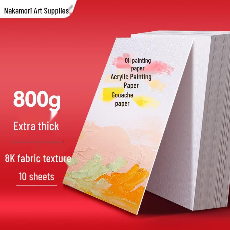 ZhongSheng 800G Thick Canvas Texture Painting Paper Pad