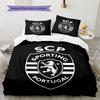 sporting fc Pattern Bedding Home Decoration Birthday Gift (1 * duvet cover + 2 * pillowcase, without core)