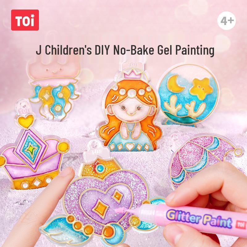 

TOI No-Bake Glue Painting DIY Crystal & Icing Glue Toy for Kids