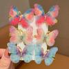 2pcs Colorful Butterfly Hair Clip Set Zinc Zinc Alloy Kids Bangs Clip Cute Korean Style Hairpin  Girls