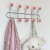 Entrance Hall Wall Coat Racks Bedroom Clothing Storage Hanger Rack Hooks Portable Backpack Cap Scarf Clothes Organizer Hangers