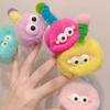 2023 Cute Colorful Monster Plush Hairpin - Funny Fur Duckbill Clip Headdress for Women