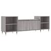 TV Cabinet Gray Sonoma 160x35x55 cm Particleboard