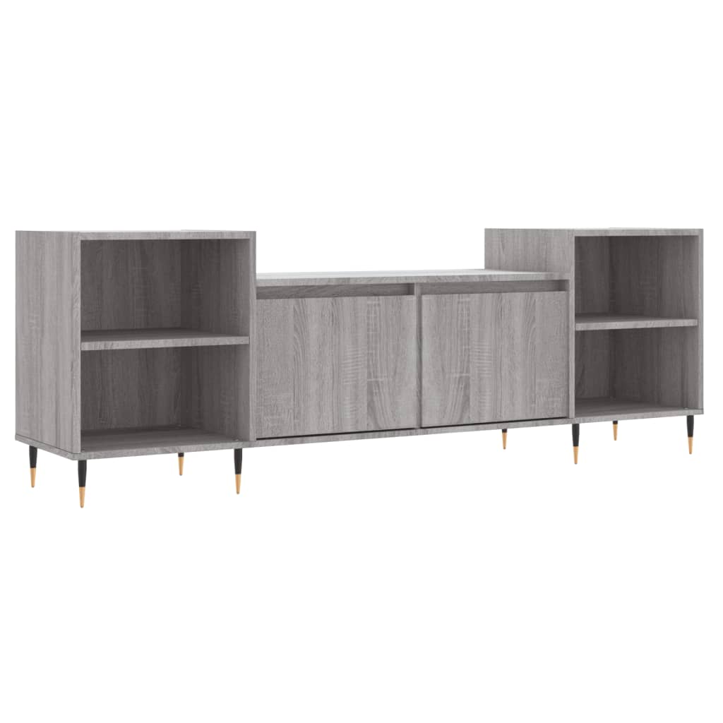 TV Cabinet Gray Sonoma 160x35x55 cm Particleboard