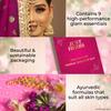 Just Herbs Wedding Kit Glam Essentials With Matte Lipstick|Lip & Cheek Tint|Strobe Cream|Kajal|Sindoor|Eyeshadow Palette|Nail Paint|Serum Foundat
