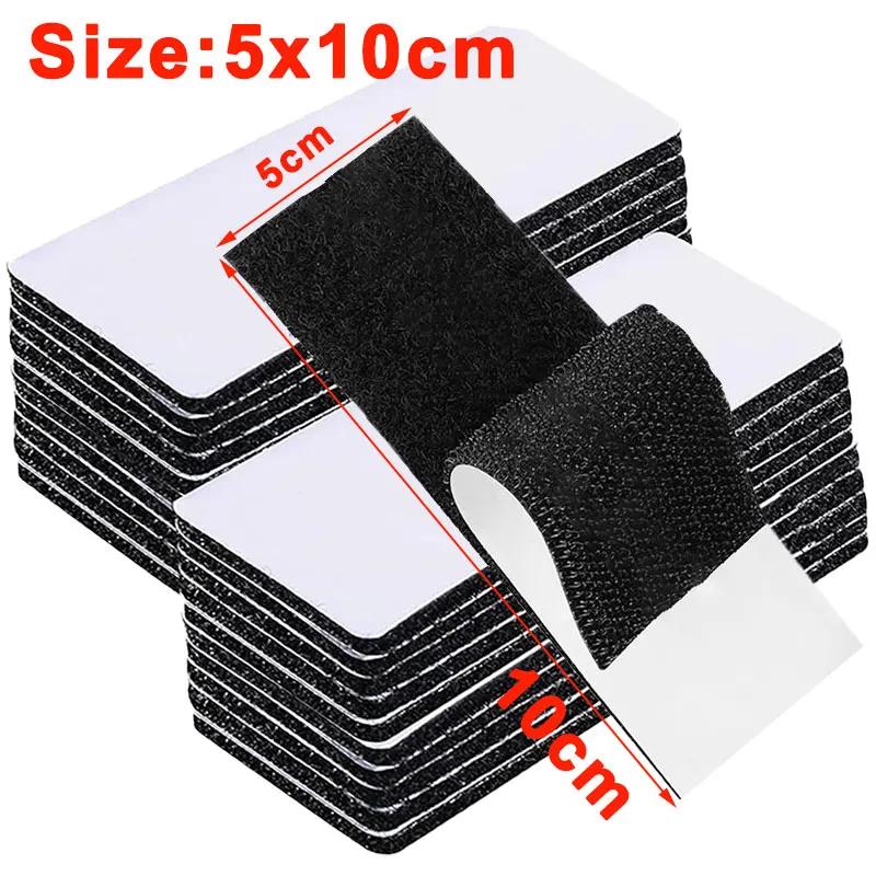 16/20/30/50mm Hook and Loop Strips Strong Back Adhesive Fastener Mounting Tape Sticky Dot for Carpet Anti Slip Pad Fixed 5-30Set
