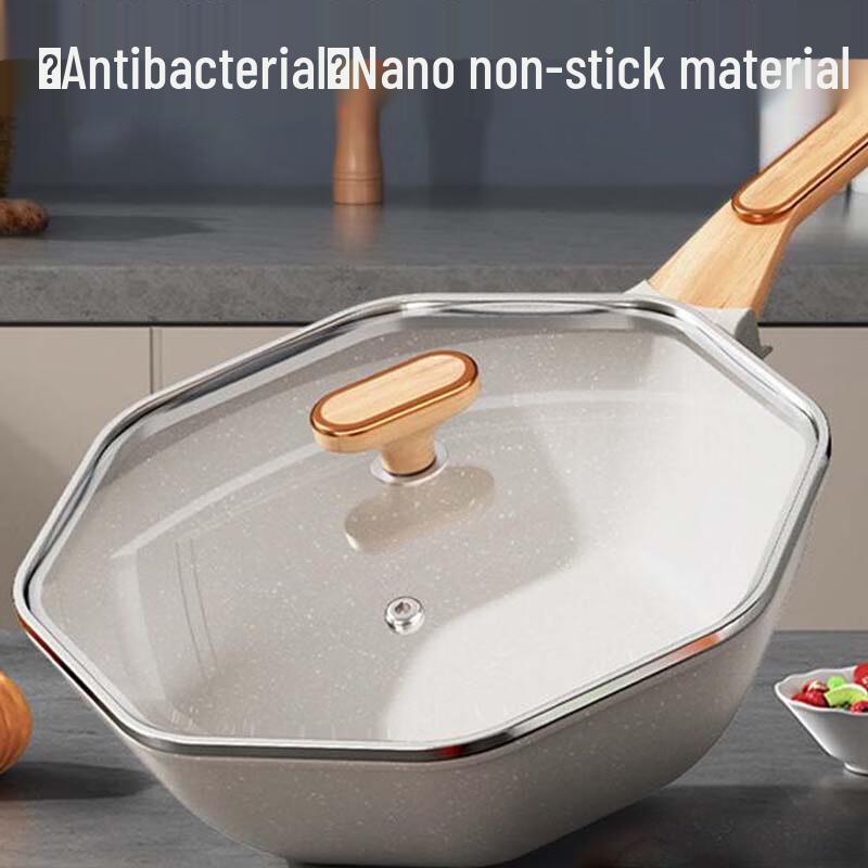 Manlupu Stone Flat Bottom Wok